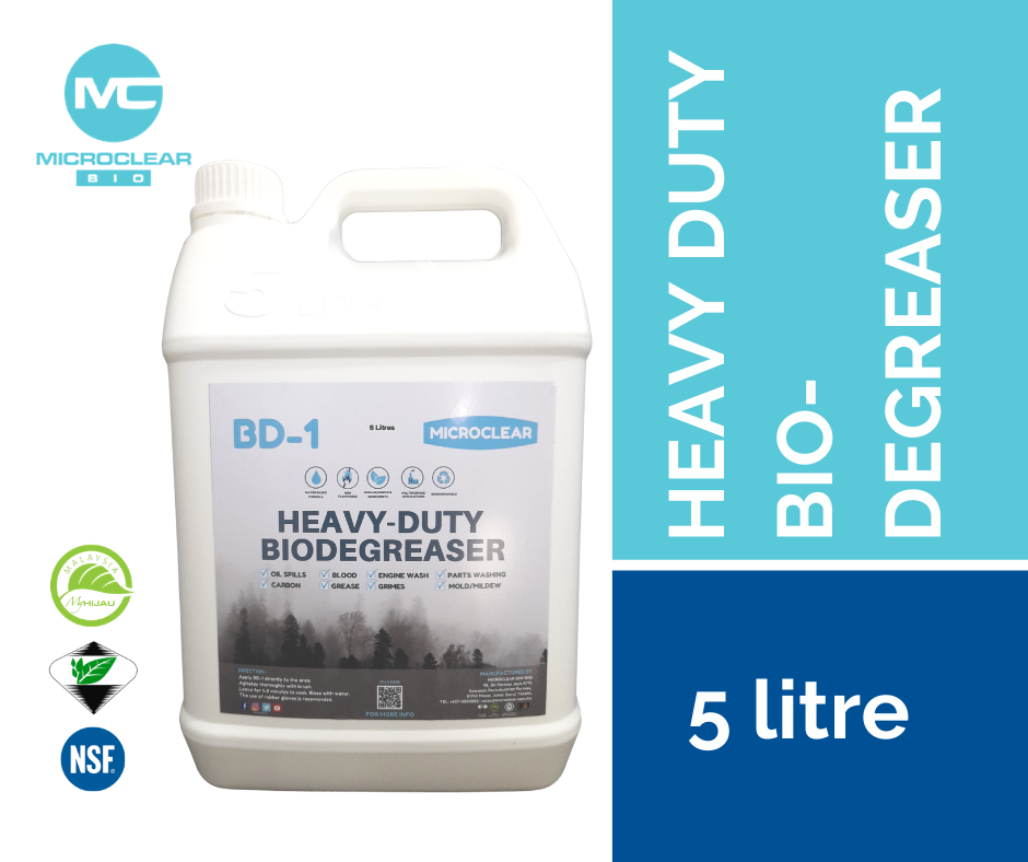 Microclear Heavy Duty Bio-Degreaser (5Litre)